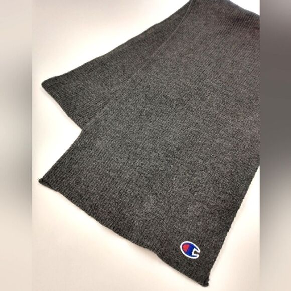 Champion Long Winter Knit Scarf Logo Men's Ladies Women - Picture 5 of 8